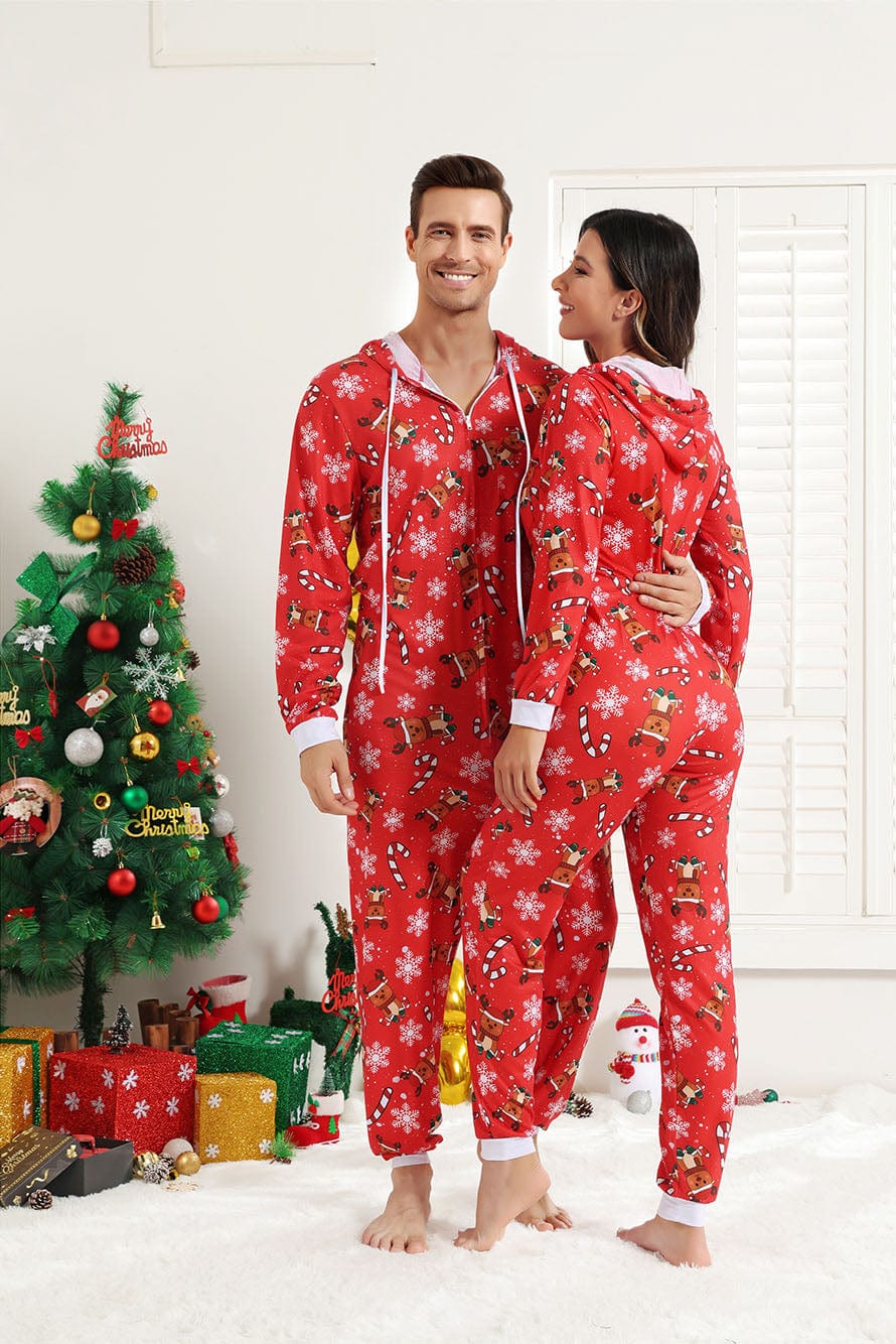 Couple christmas pajamas online onesies