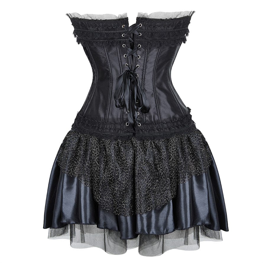 Black Corset Dress Gothic – Meet Costumes