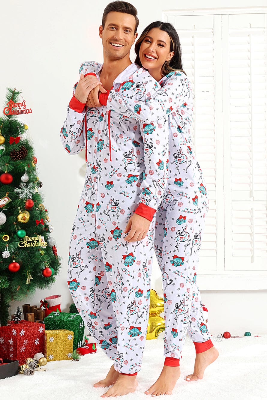 Matching Onesies for Couples Christmas Pajamas – Meet Costumes